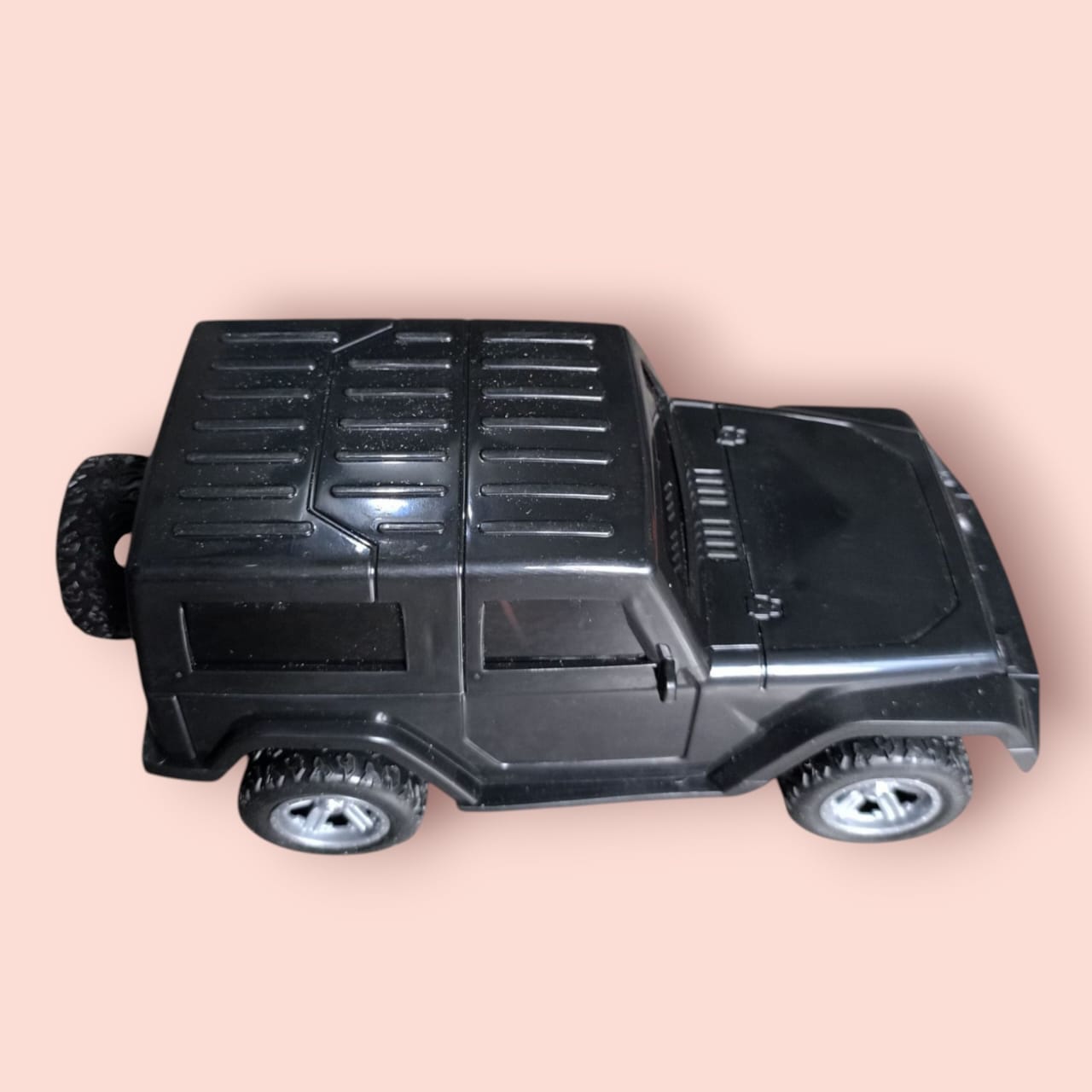 Black Off-Road SUV Remote Toy Car – Durable Plastic Jeep for Kids