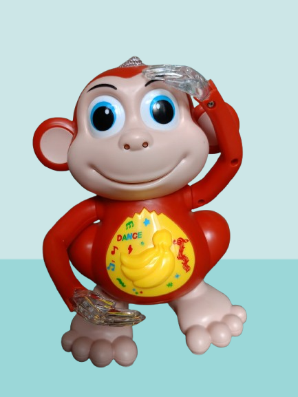 Dancing Monkey Toy with Light-Up Features