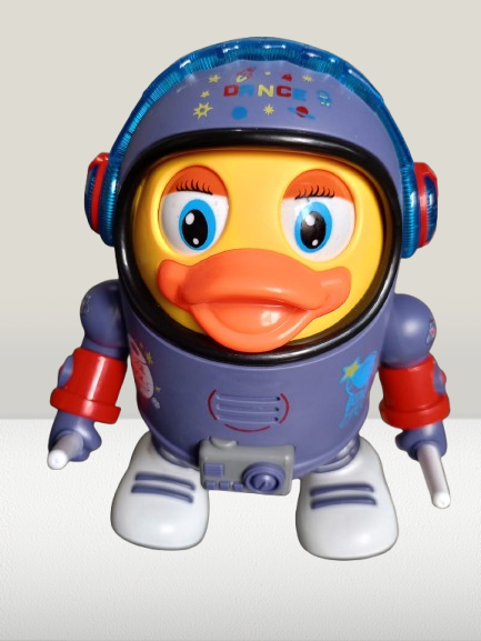 Cell Battery Operated space Duck Toy with Lights & Music