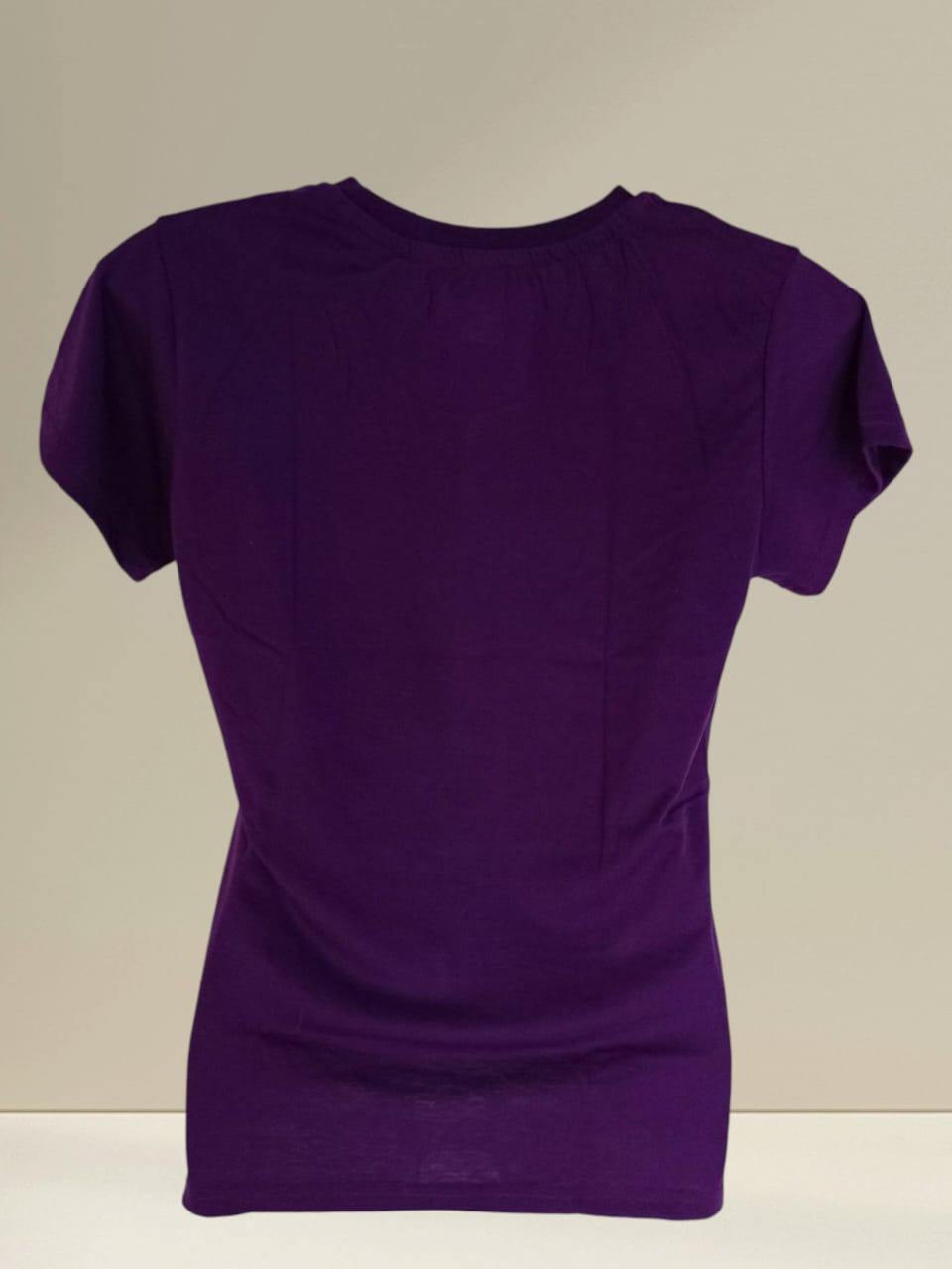 XXL Size Women's Purple Cosmic Floral Graphic T-Shirt thumbnail
