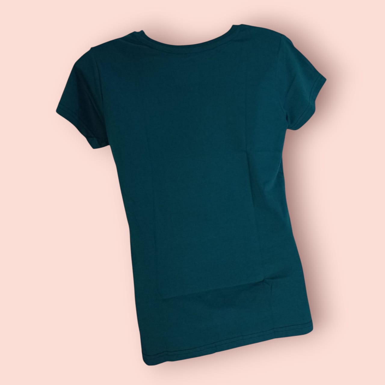 Women's Teal Blue "Freedom Birds" Printed Cotton T-Shirt thumbnail