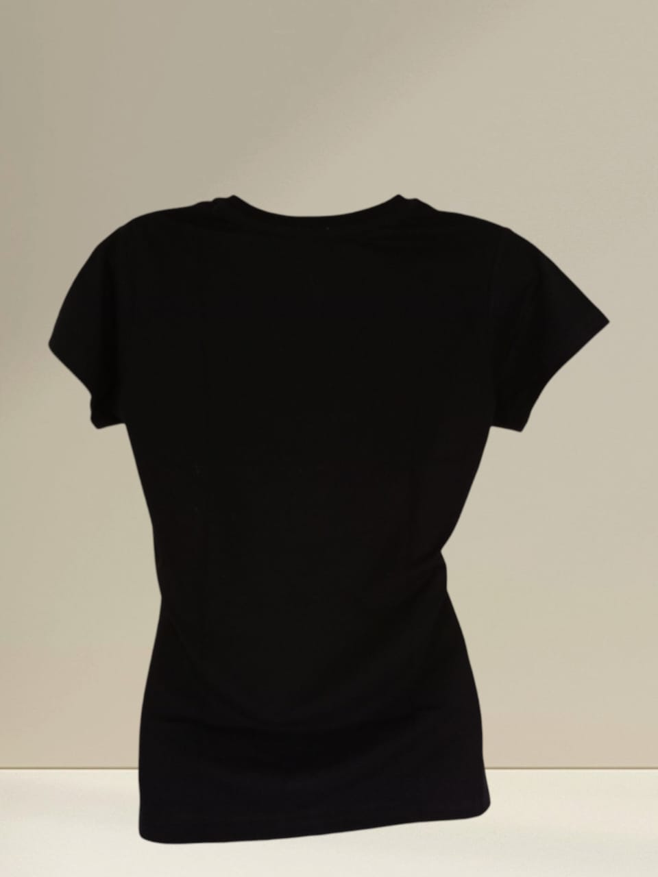 Women's Black Cotton T-Shirt – “Fearless Girl” Bold Graphic Print thumbnail